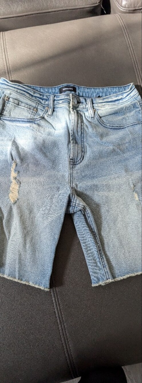 Fashion Nova Light Blue Men’s Jean Shorts